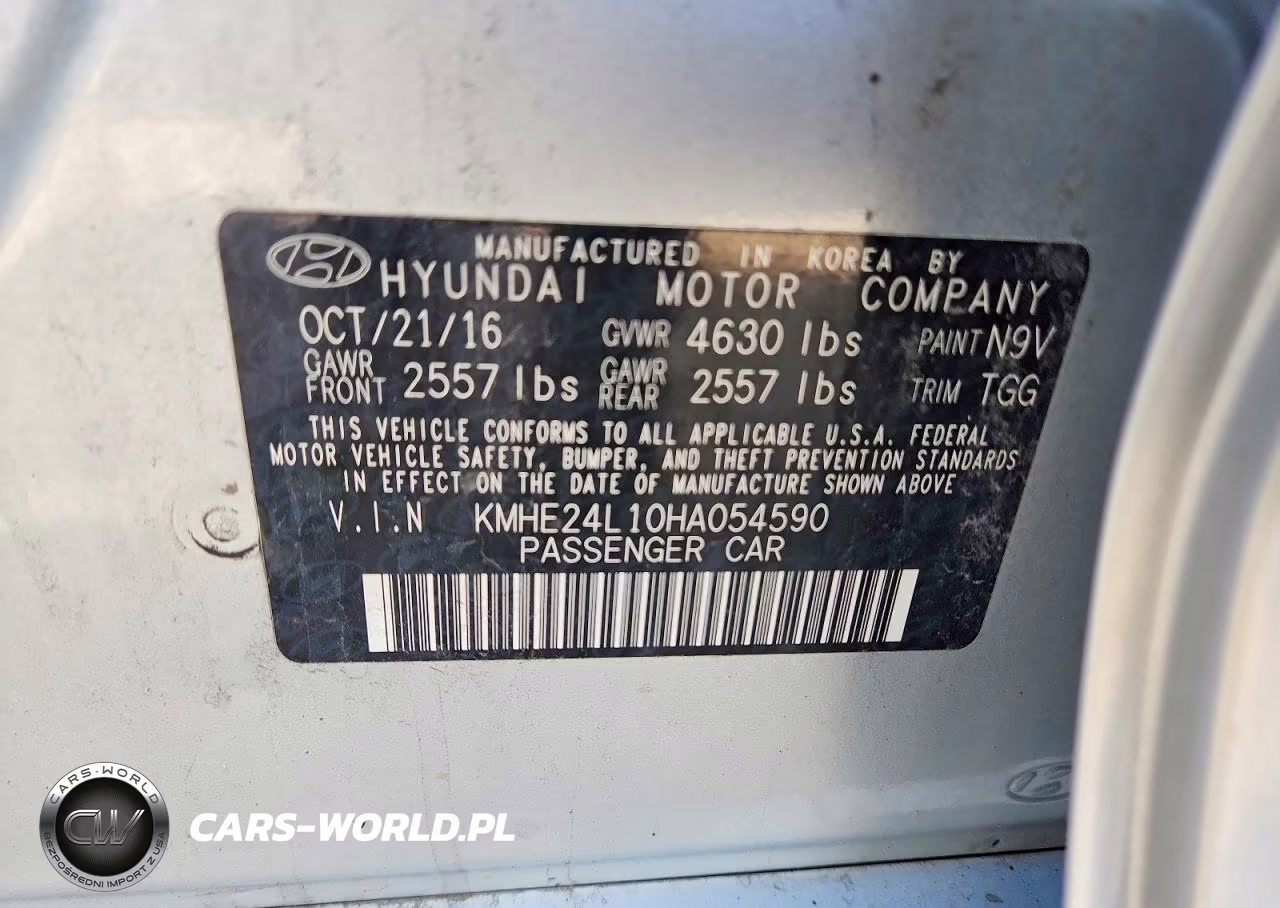 2017 Hyundai Sonata Hybrid Se VIN:KMHE24L10HA054590 - 12
