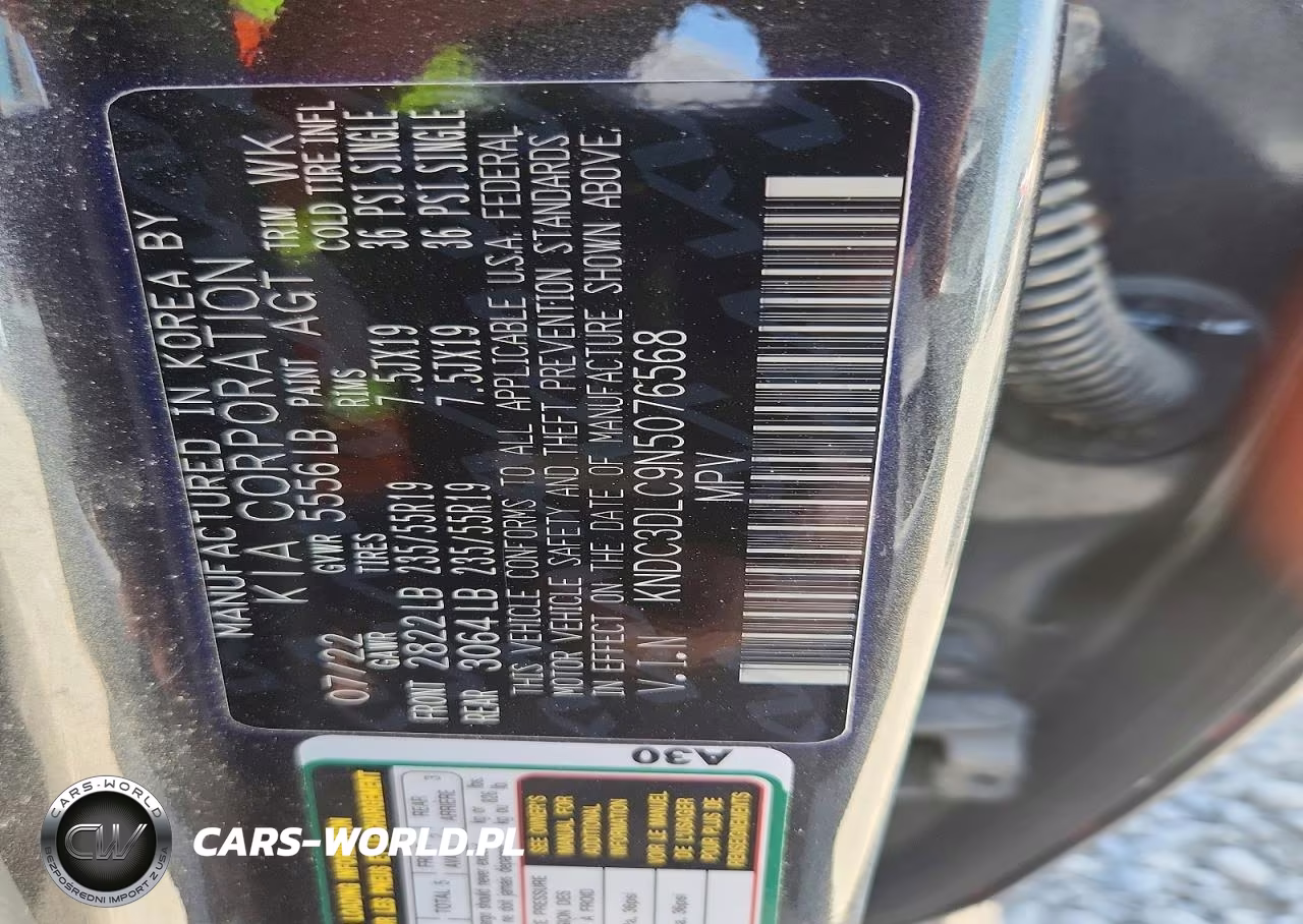 2022 Kia Ev6 Wind VIN:KNDC3DLC9N5076568 - 14