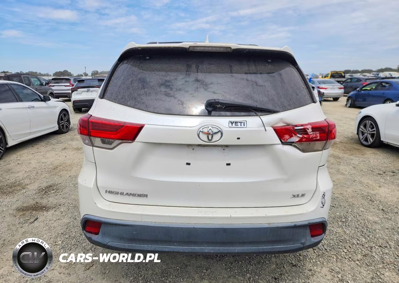 2019 Toyota Highlander Xle VIN:5TDKZRFH0KS307491 - 6