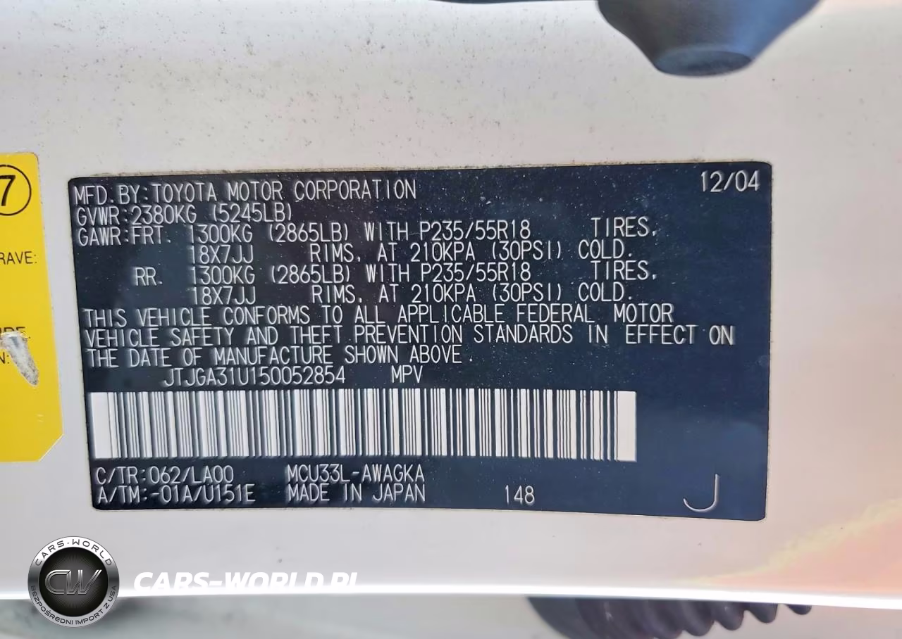 2005 Lexus Rx 330 VIN:JTJGA31U150052854 - 14