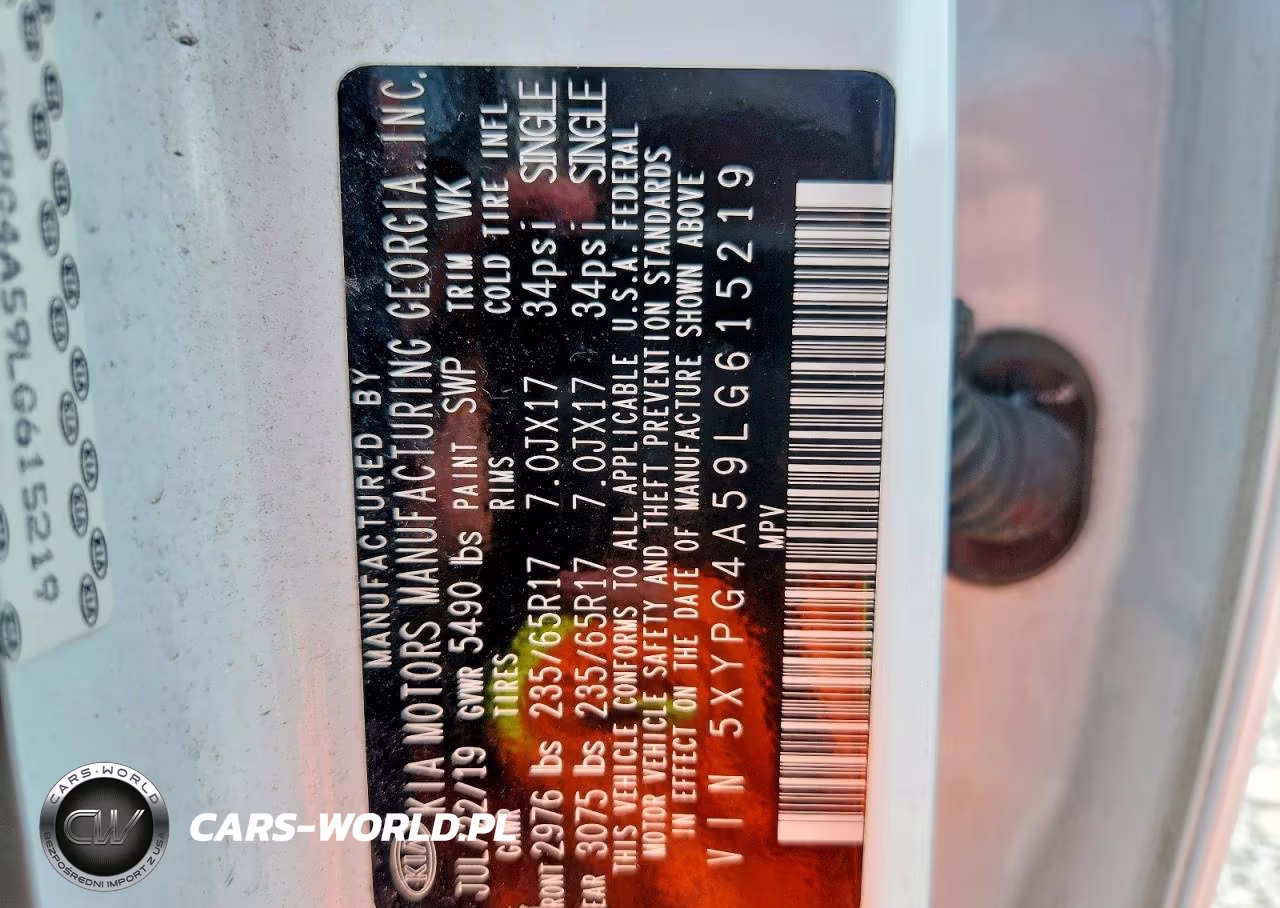 2020 Kia Sorento S VIN:5XYPG4A59LG615219 - 13