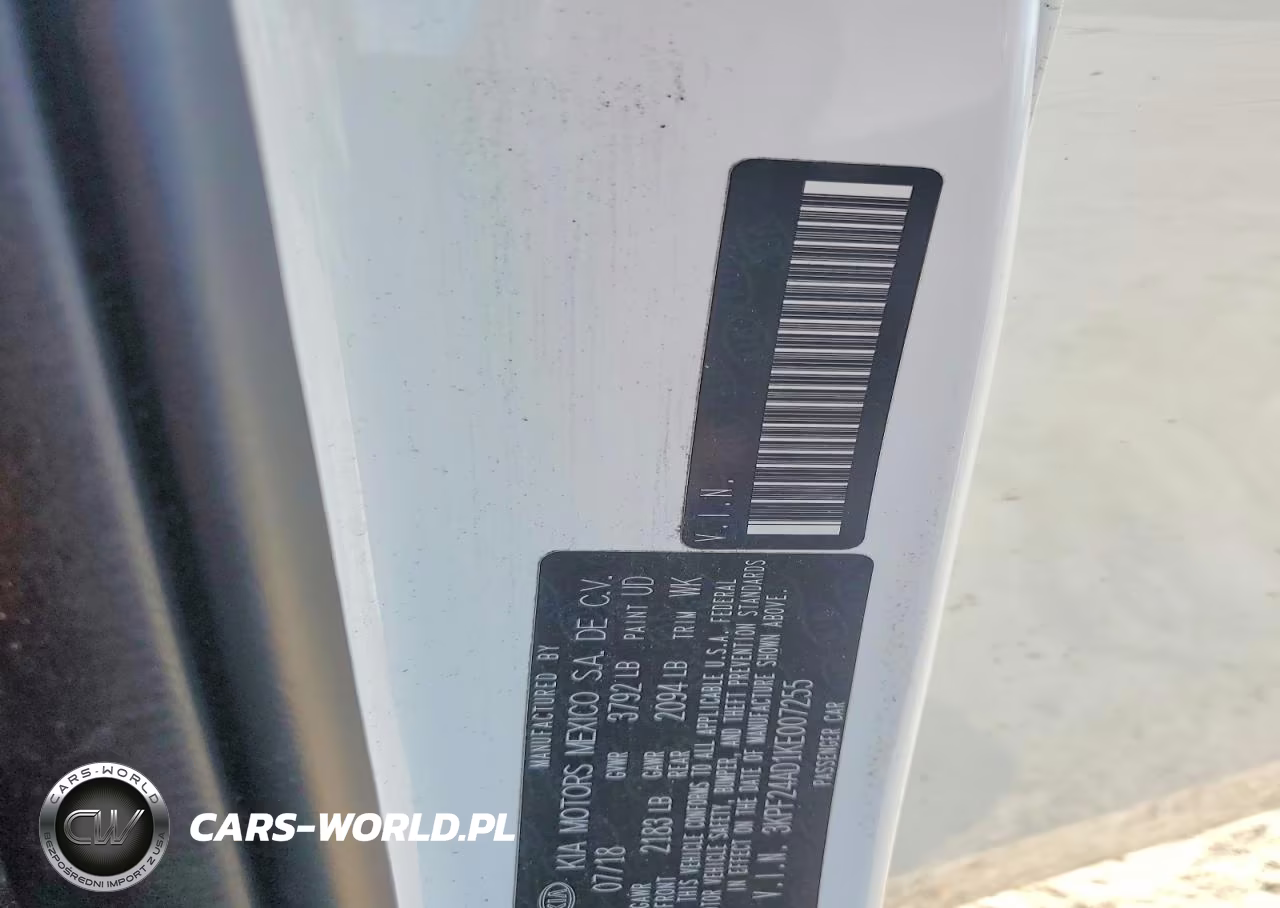 2019 Kia Forte Lxs VIN:3KPF24AD1KE007255 - 13