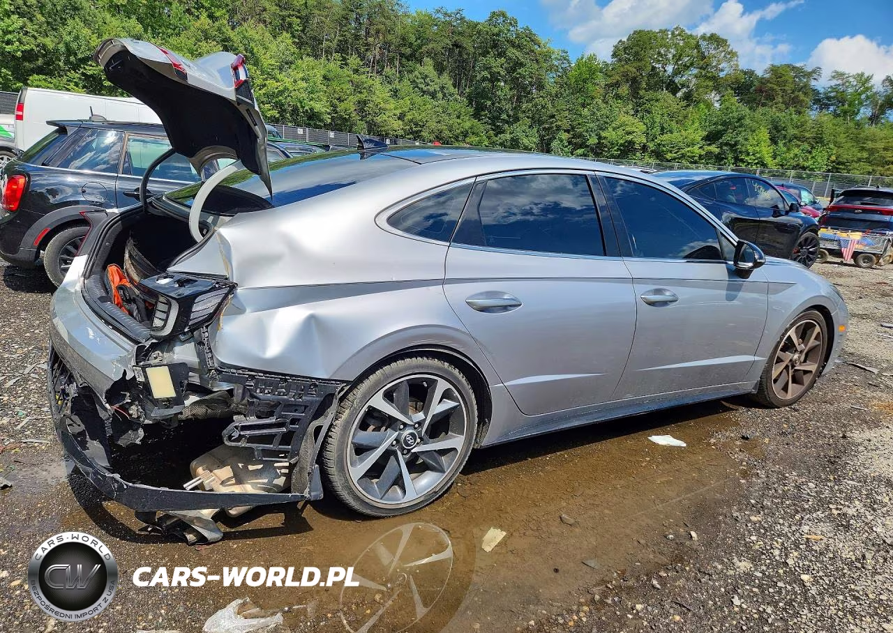 2021 Hyundai Sonata Sel Plus VIN:5NPEJ4J25MH066790 - 3