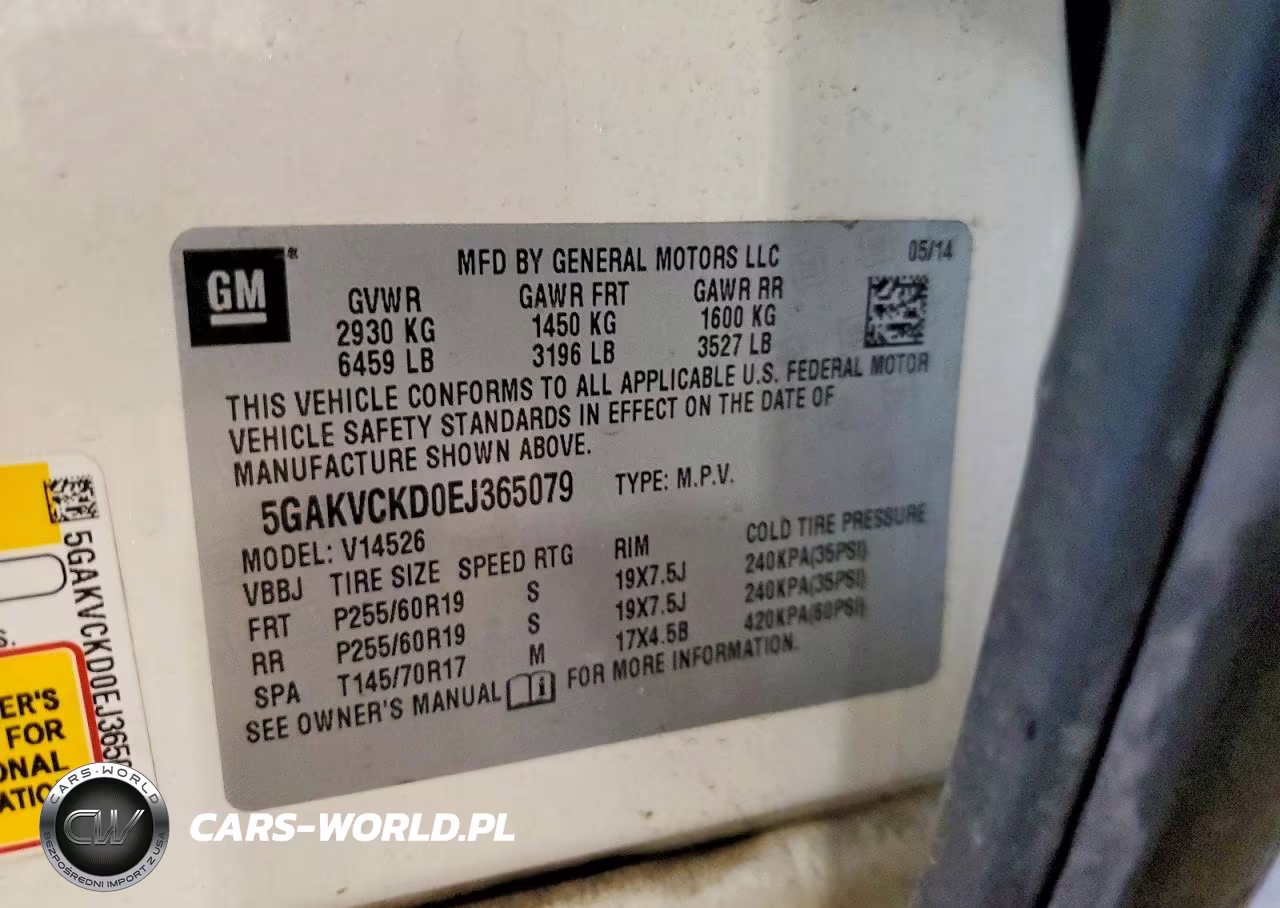 2014 Buick Enclave VIN:5GAKVCKD0EJ365079 - 13