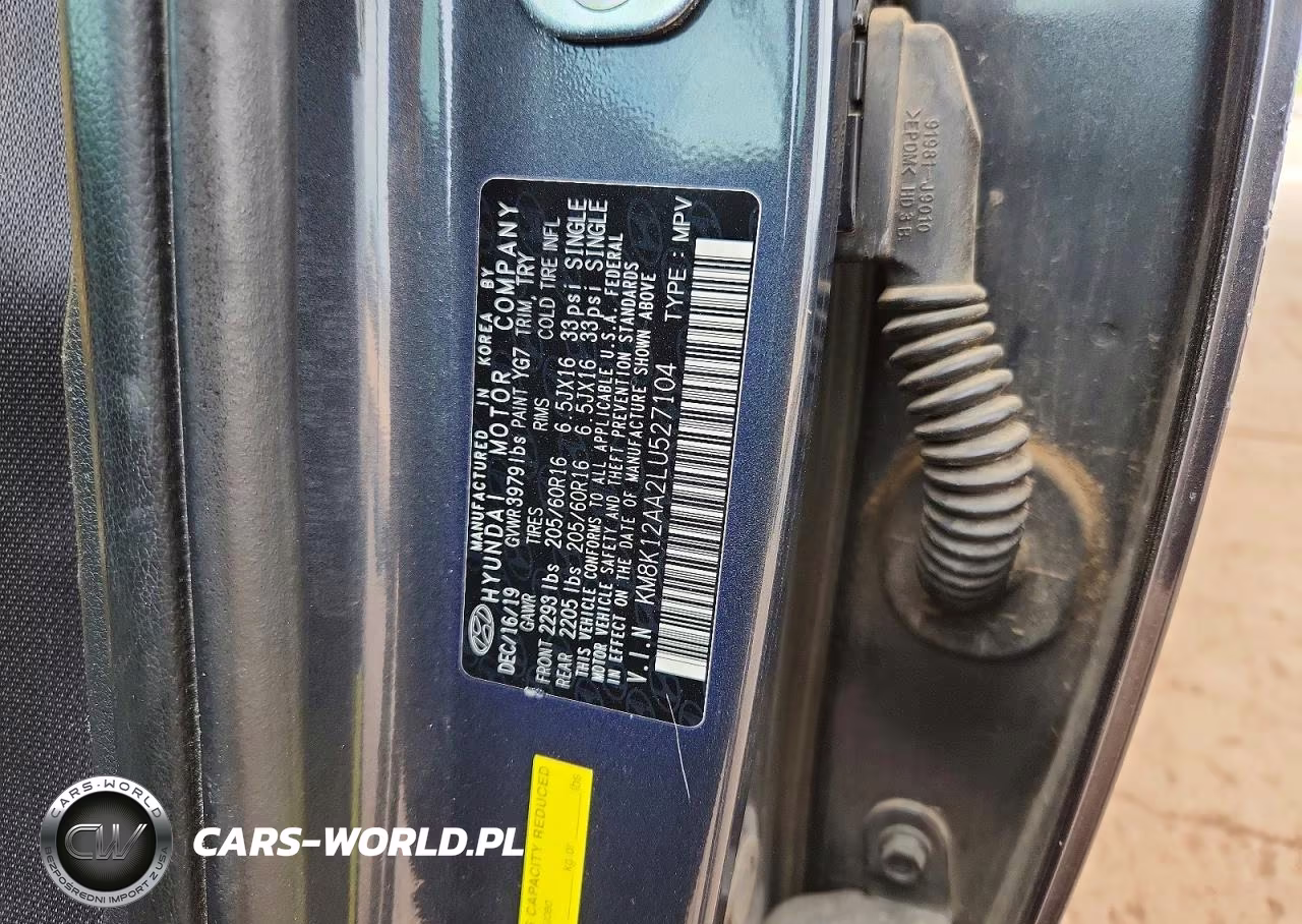 2020 Hyundai Kona Se VIN:KM8K12AA2LU527104 - 14