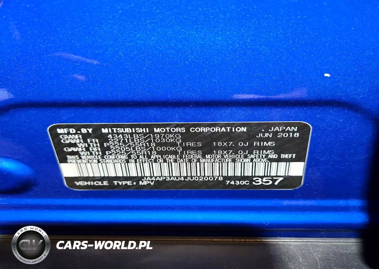 2018 Mitsubishi Outlander Sport Es VIN:JA4AP3AU4JU020078 - 14