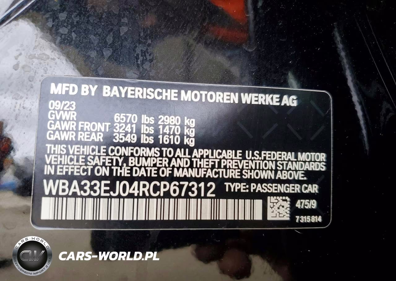 2024 BMW 760 Xi VIN:WBA33EJ04RCP67312 - 12