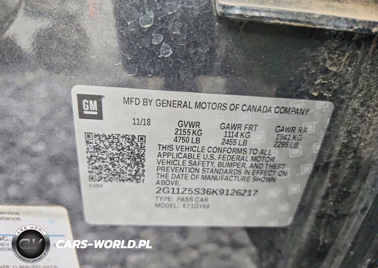 2019 Chevrolet Impala Lt VIN:2G11Z5S36K9126217 - 12