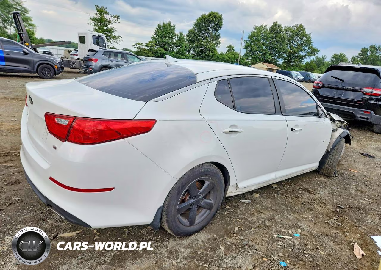 2015 Kia Optima Lx VIN:KNAGM4A76F5545019 - 3
