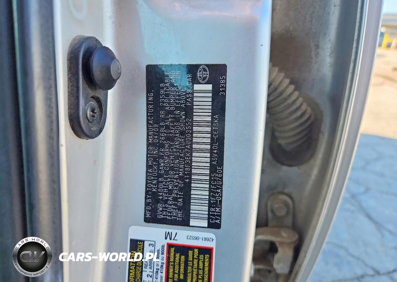 2010 Toyota Camry Se VIN:4T1BF3EK7AU003552 - 12