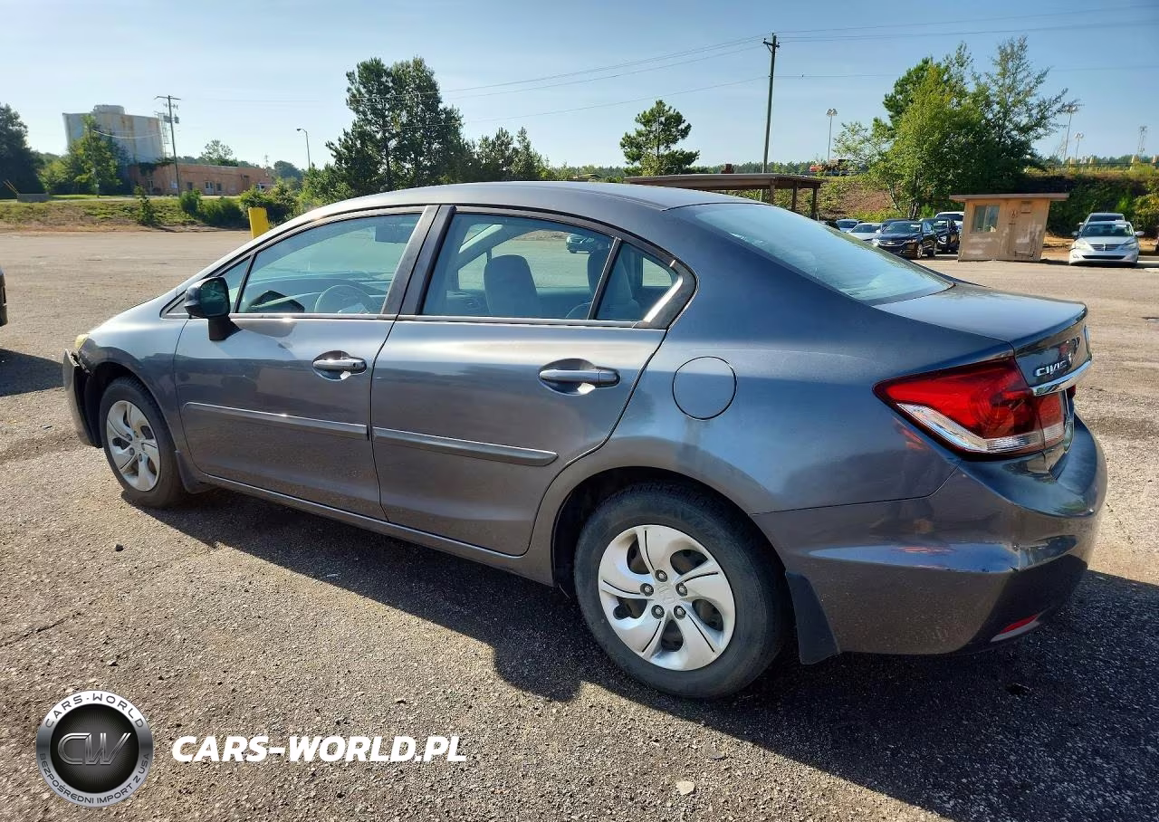 2013 Honda Civic Lx VIN:19XFB2F51DE003666 - 2