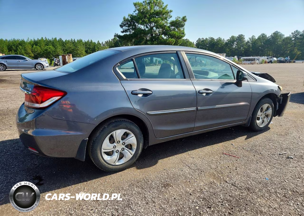 2013 Honda Civic Lx VIN:19XFB2F51DE003666 - 3
