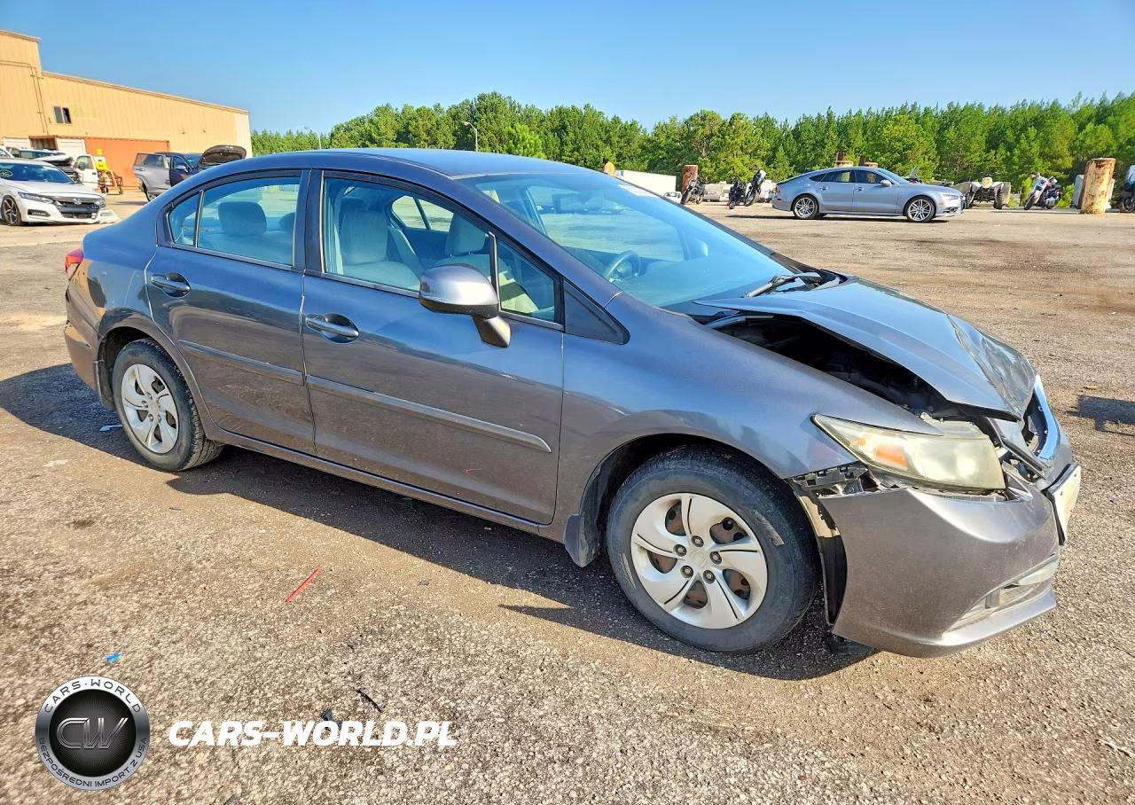 2013 Honda Civic Lx VIN:19XFB2F51DE003666 - 4