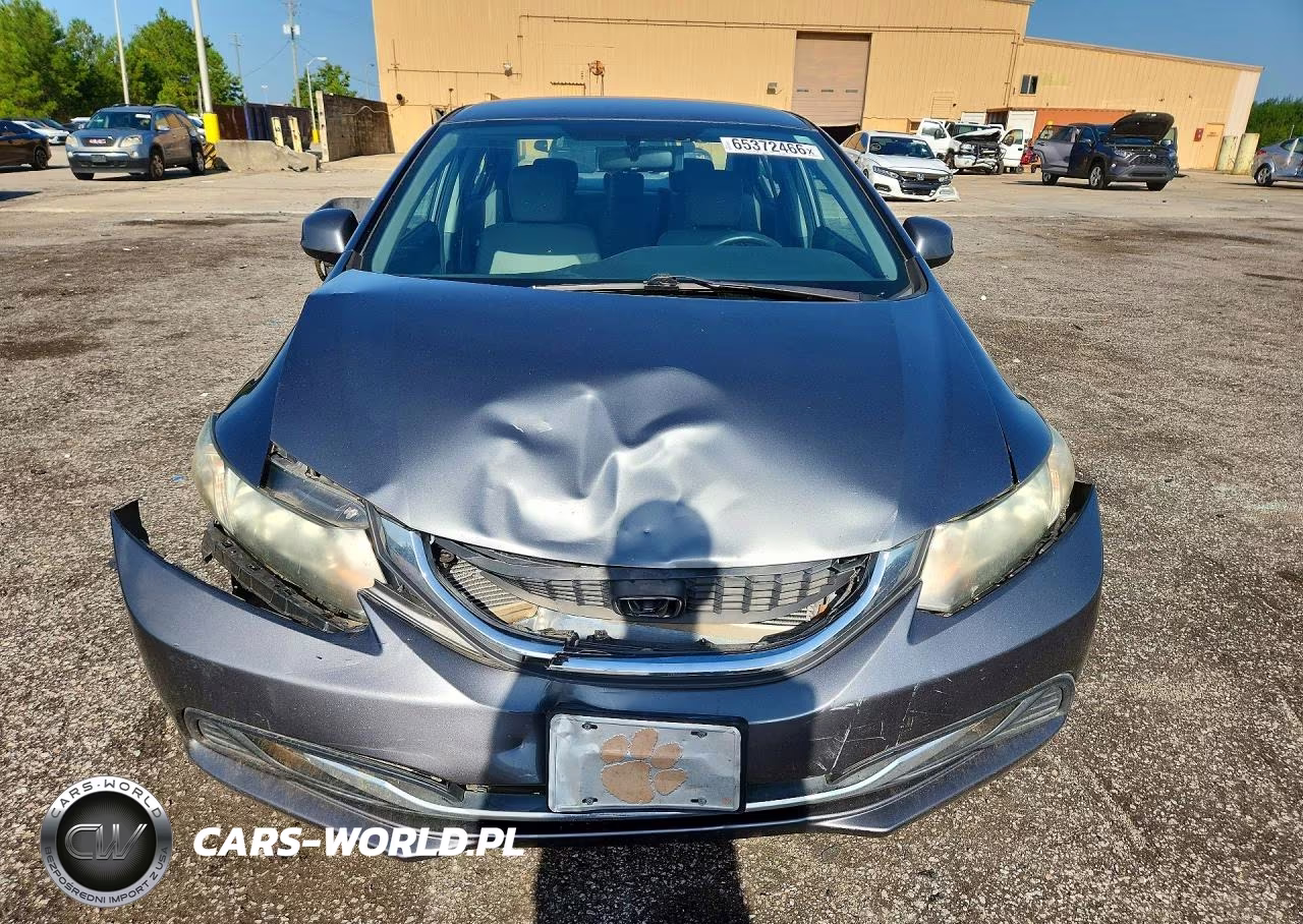 2013 Honda Civic Lx VIN:19XFB2F51DE003666 - 5