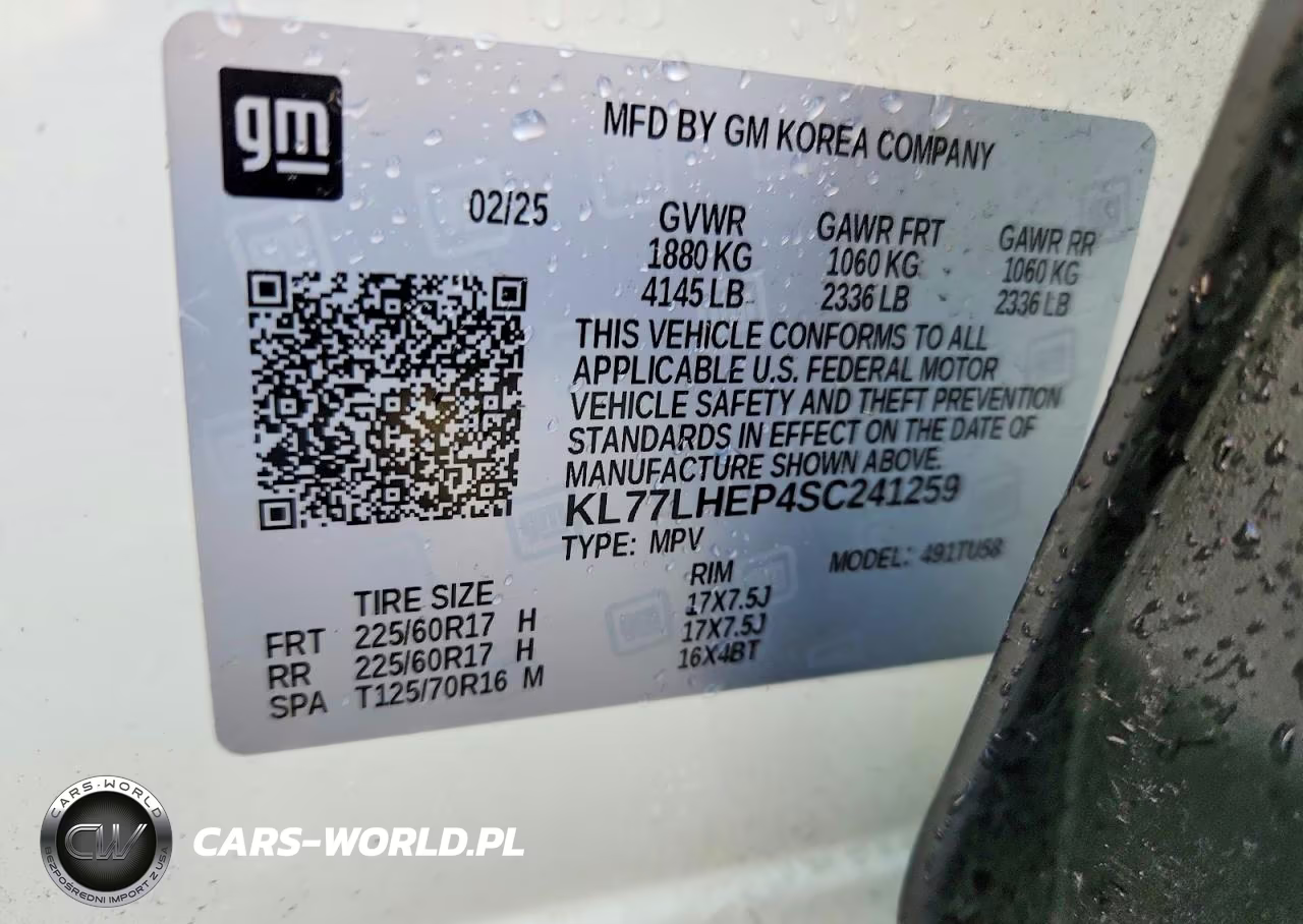 2025 Chevrolet Trax 1Lt VIN:KL77LHEP4SC241259 - 14