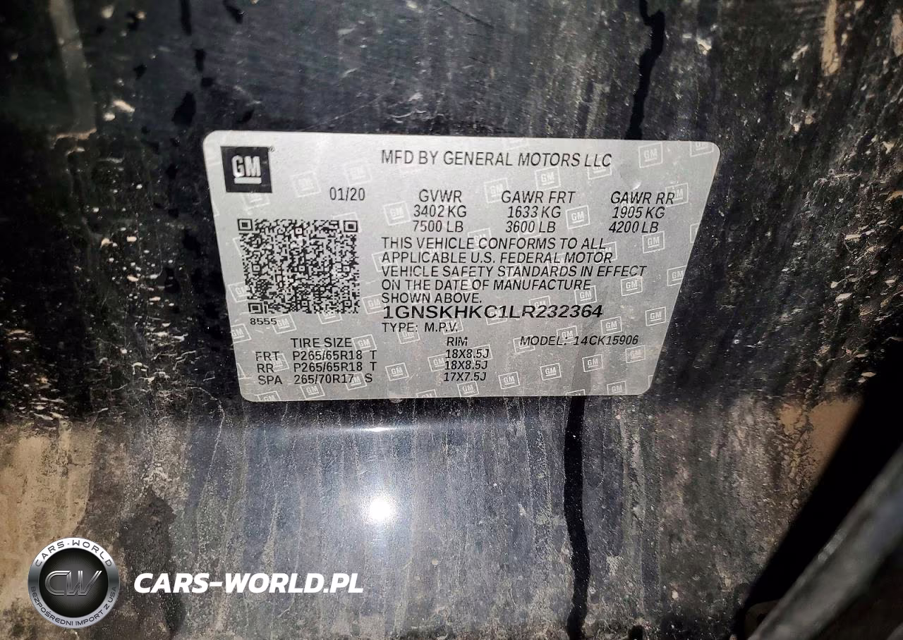 2020 Chevrolet Suburban K1500 Lt VIN:1GNSKHKC1LR232364 - 13