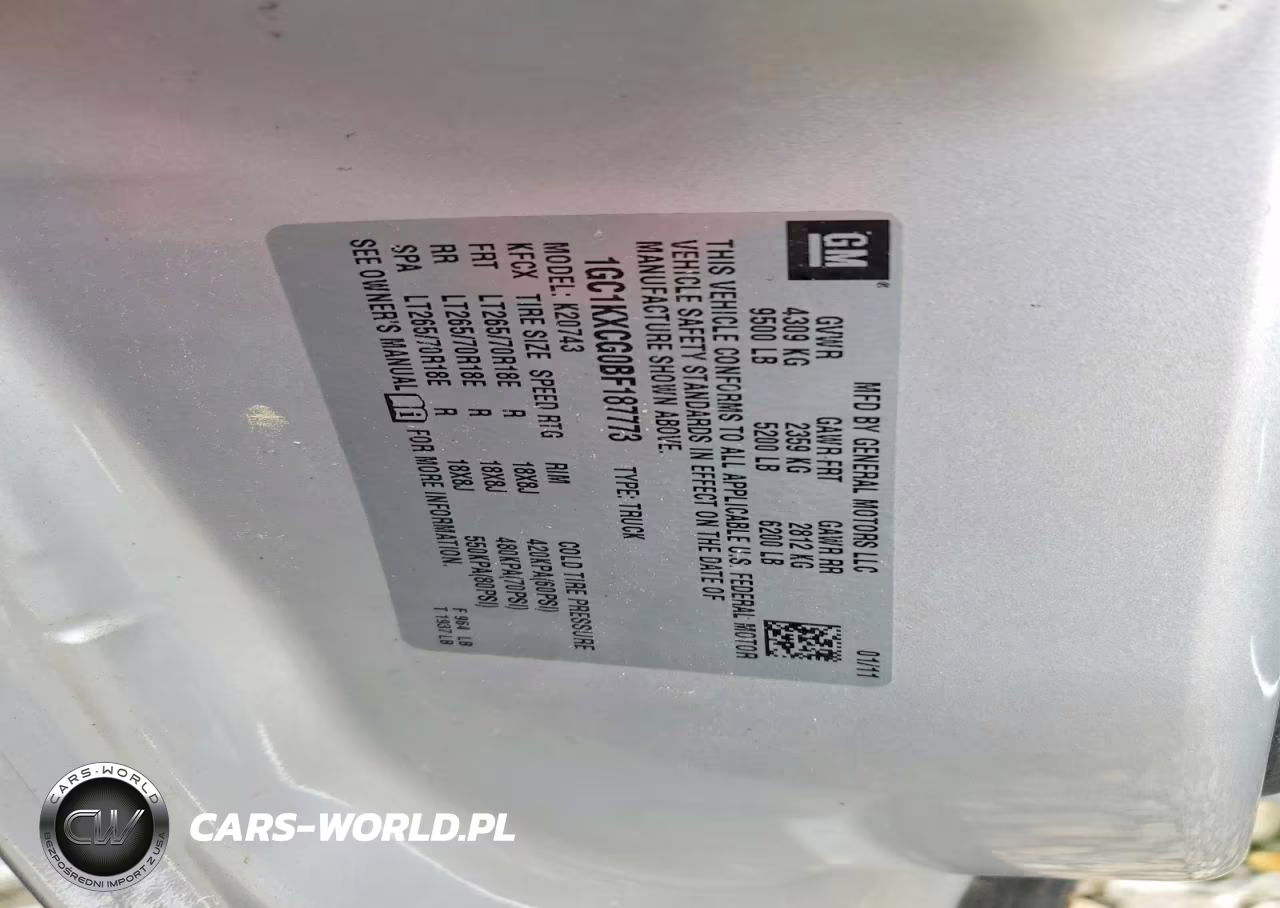 2011 Chevrolet Silverado K2500 Heavy Duty Lt VIN:1GC1KXCG0BF187773 - 13