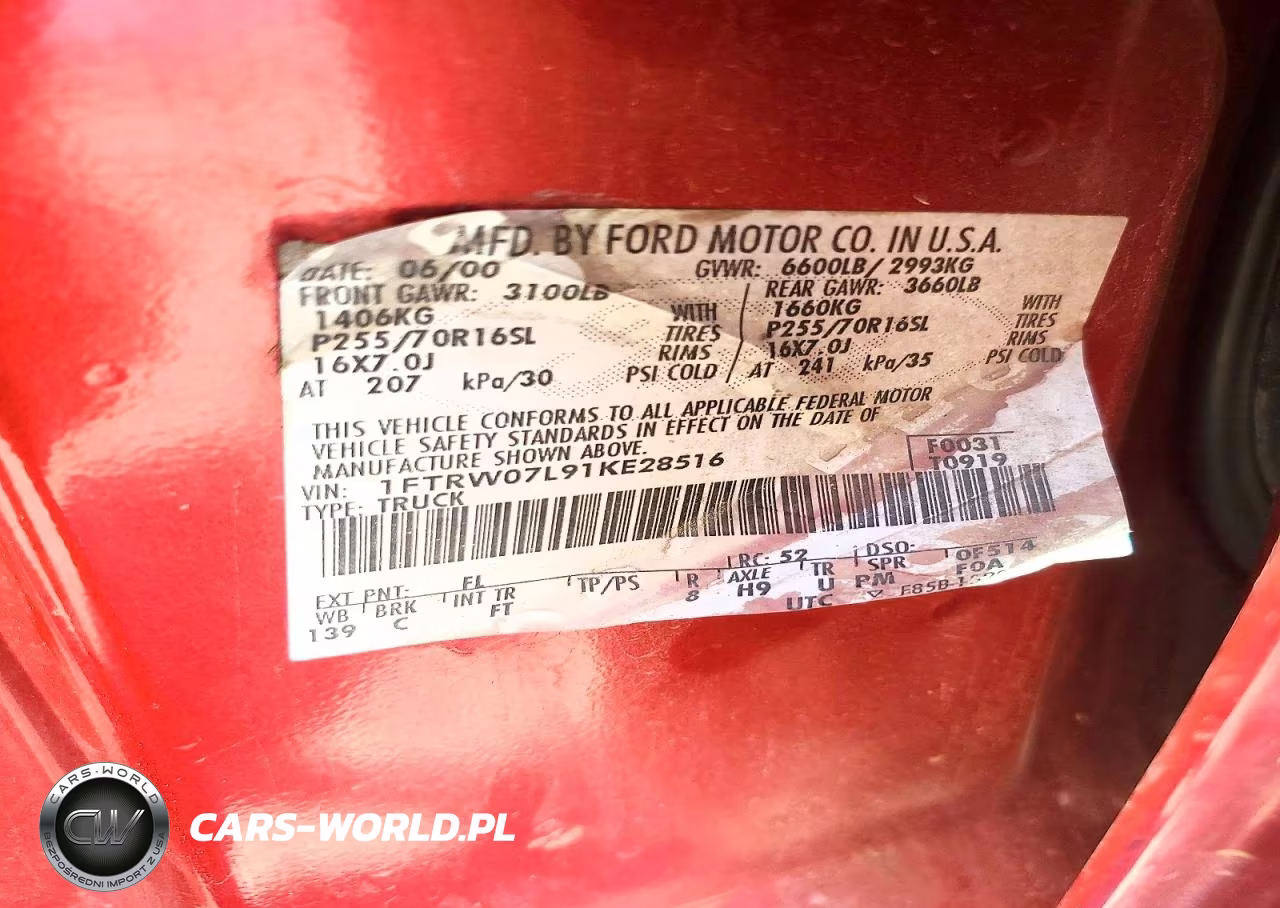 2001 Ford F150 Supercrew VIN:1FTRW07L91KE28516 - 13