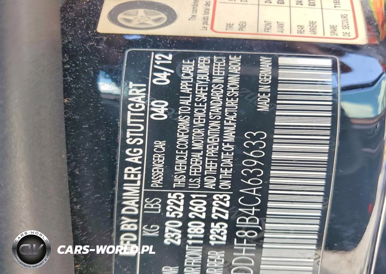 2012 Mercedes-Benz E 350 4Matic VIN:WDDHF8JB4CA639633 - 12