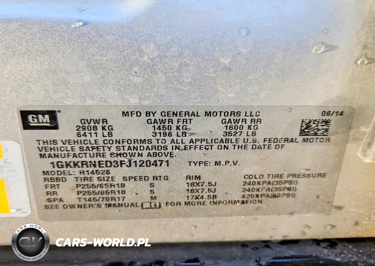 2015 GMC Acadia Sle VIN:1GKKRNED3FJ120471 - 12