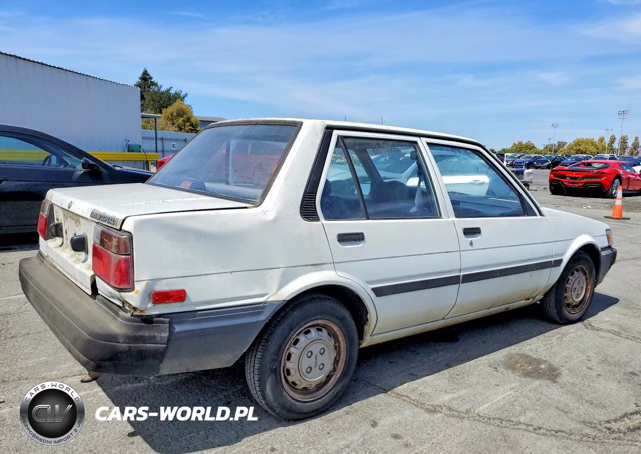 1987 Toyota Corolla Deluxe VIN:JT2AE82E5H3557762 - 3
