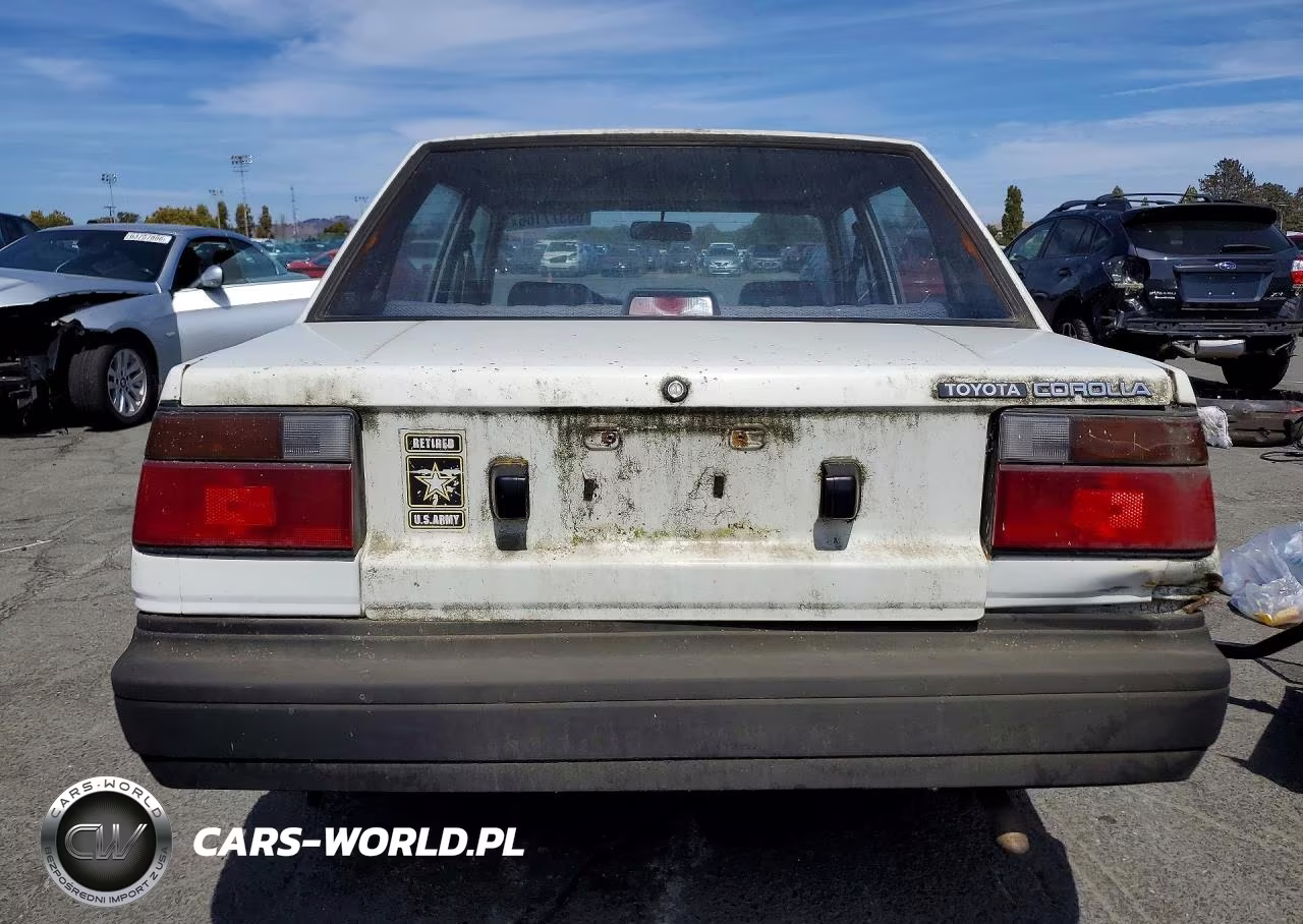 1987 Toyota Corolla Deluxe VIN:JT2AE82E5H3557762 - 6