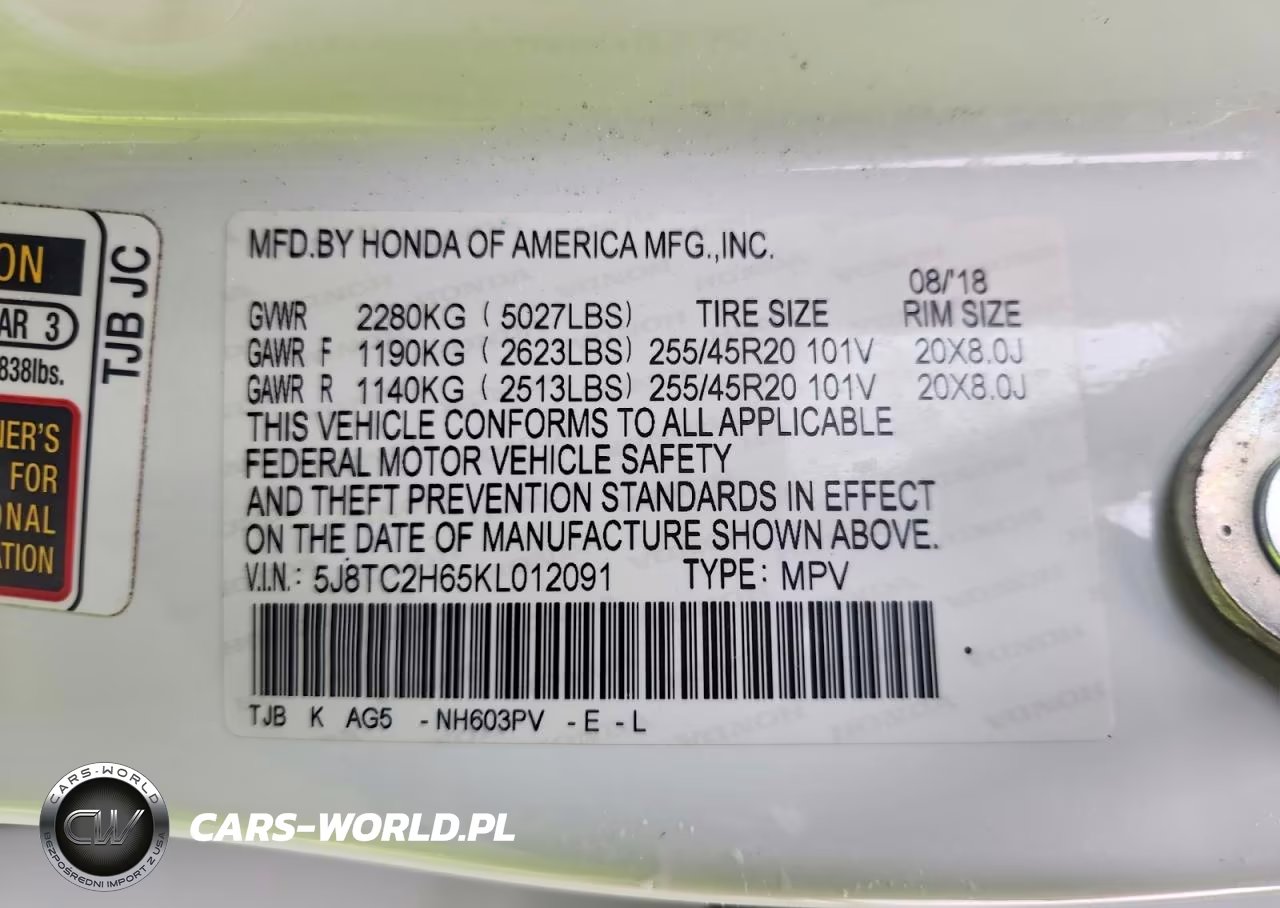 2019 Acura Rdx A-Spec VIN:5J8TC2H65KL012091 - 14