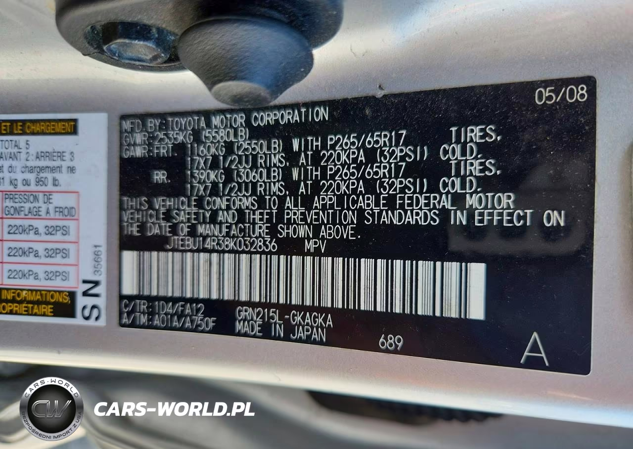 2008 Toyota 4Runner Sr5 VIN:JTEBU14R38K032836 - 13