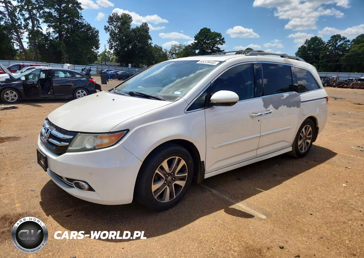2014 Honda Odyssey Touring VIN:5FNRL5H96EB076006 - 1