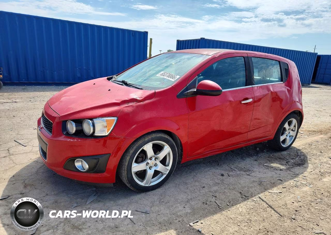 2012 Chevrolet Sonic Ltz VIN:1G1JF6SBXC4159618 - 1