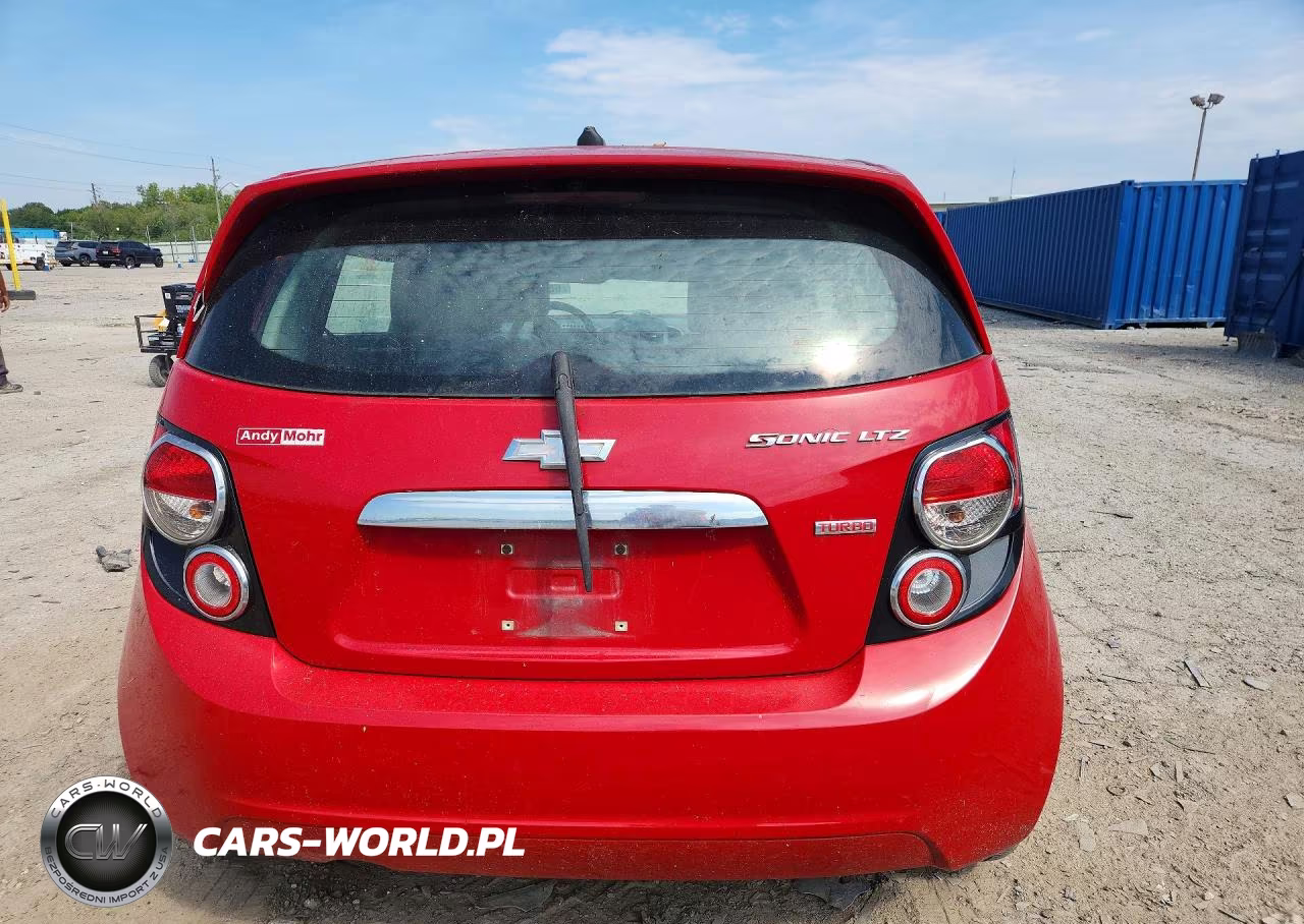 2012 Chevrolet Sonic Ltz VIN:1G1JF6SBXC4159618 - 6