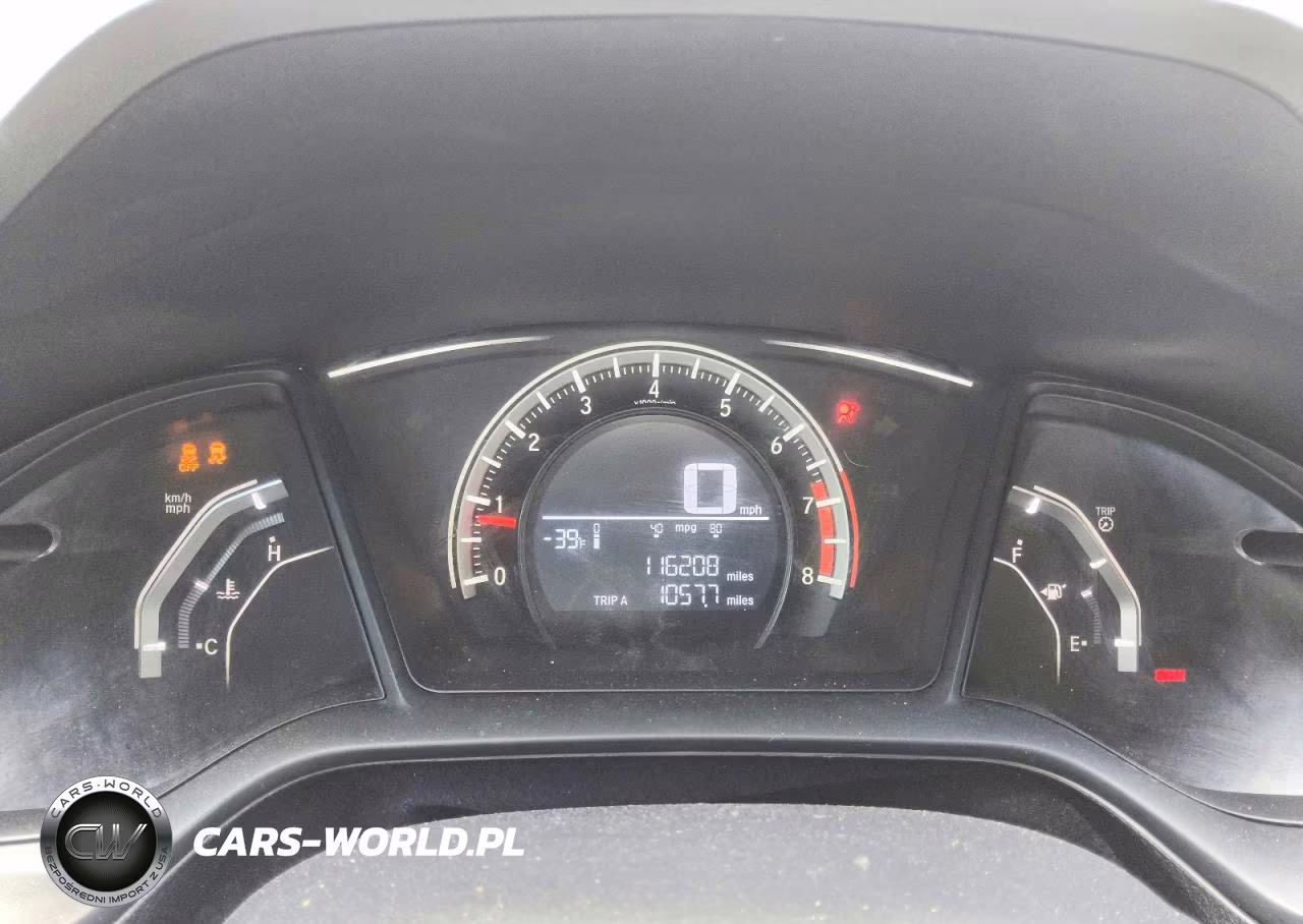 2016 Honda Civic Lx VIN:19XFC2E57GE077175 - 9