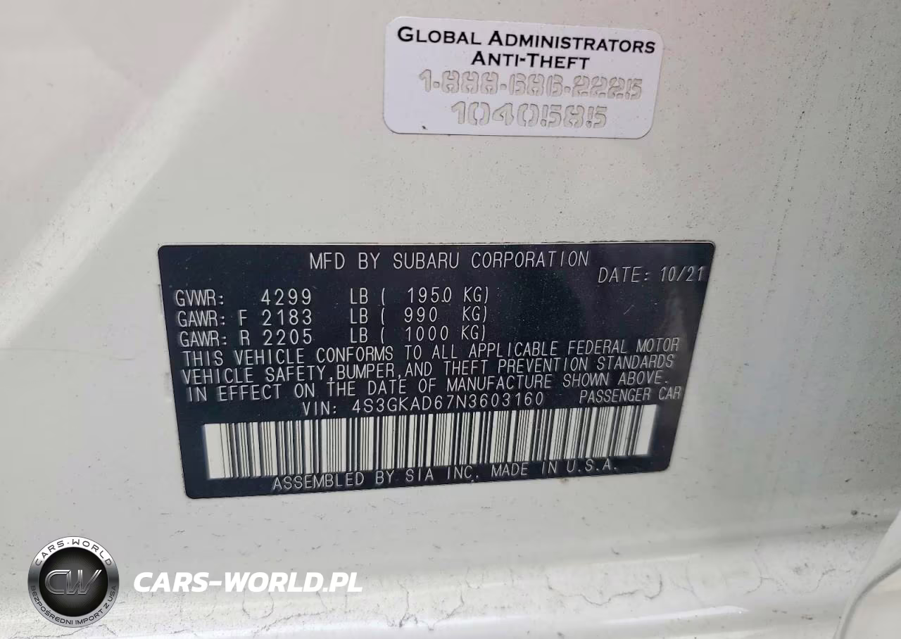 2022 Subaru Impreza Premium VIN:4S3GKAD67N3603160 - 13