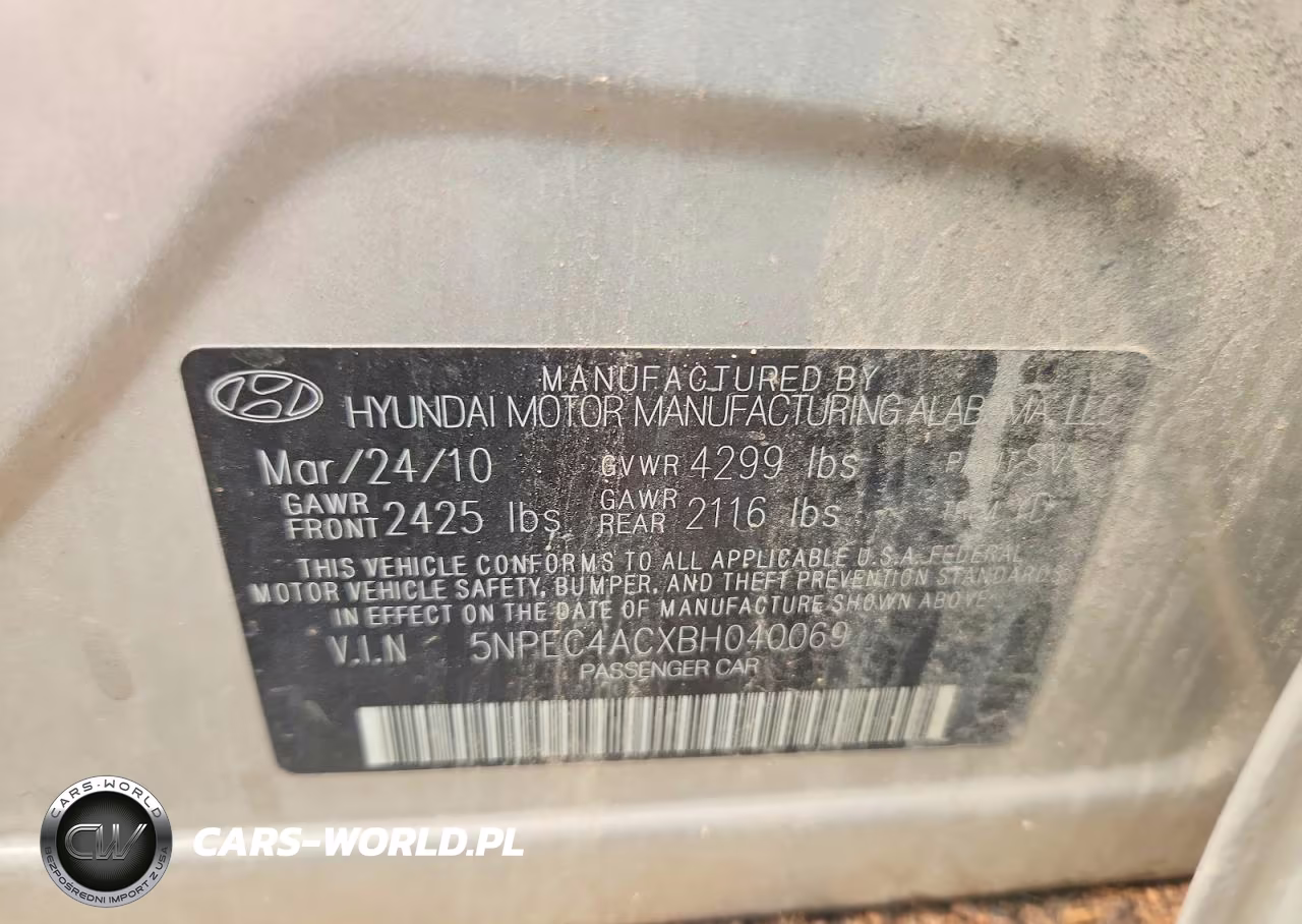 2011 Hyundai Sonata Limited VIN:5NPEC4ACXBH040069 - 12