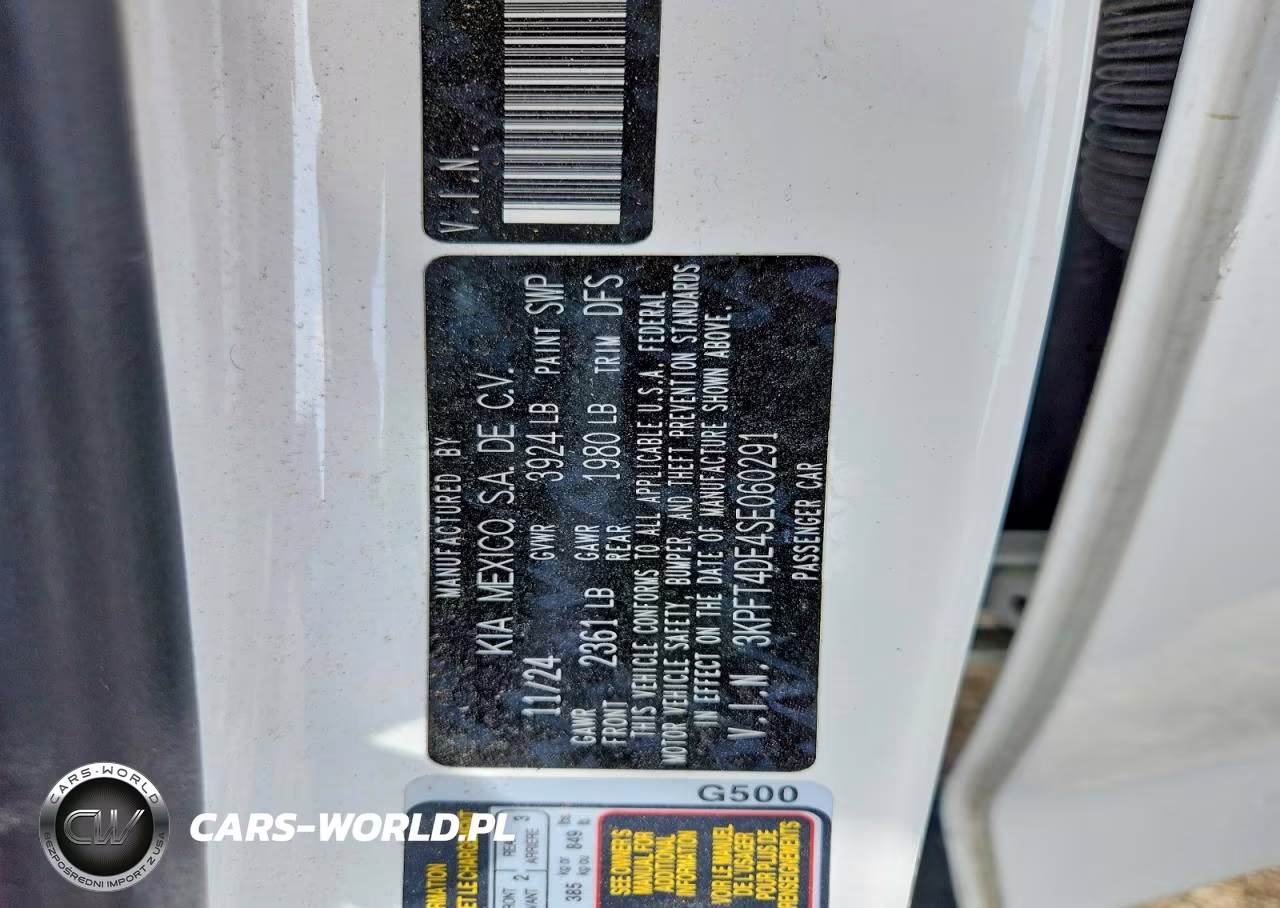2025 Kia K4 Lxs VIN:3KPFT4DE4SE060291 - 12