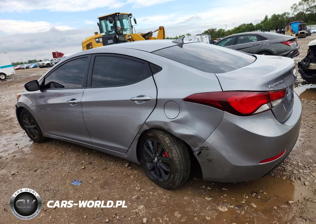 2014 Hyundai Elantra Se VIN:KMHDH4AE1EU166180 - 2
