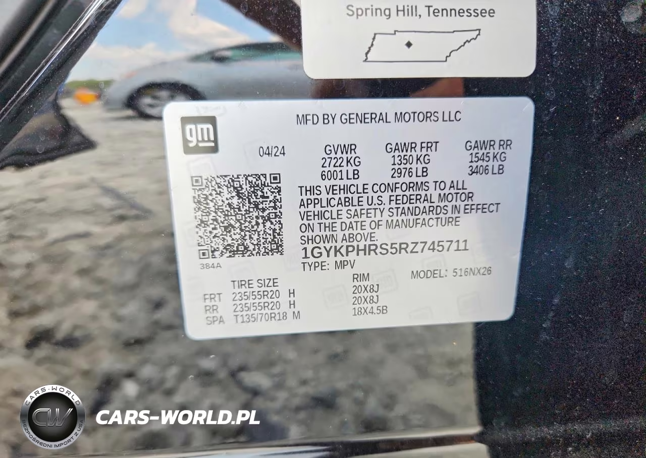 2024 Cadillac Xt6 Sport Platinum VIN:1GYKPHRS5RZ745711 - 14