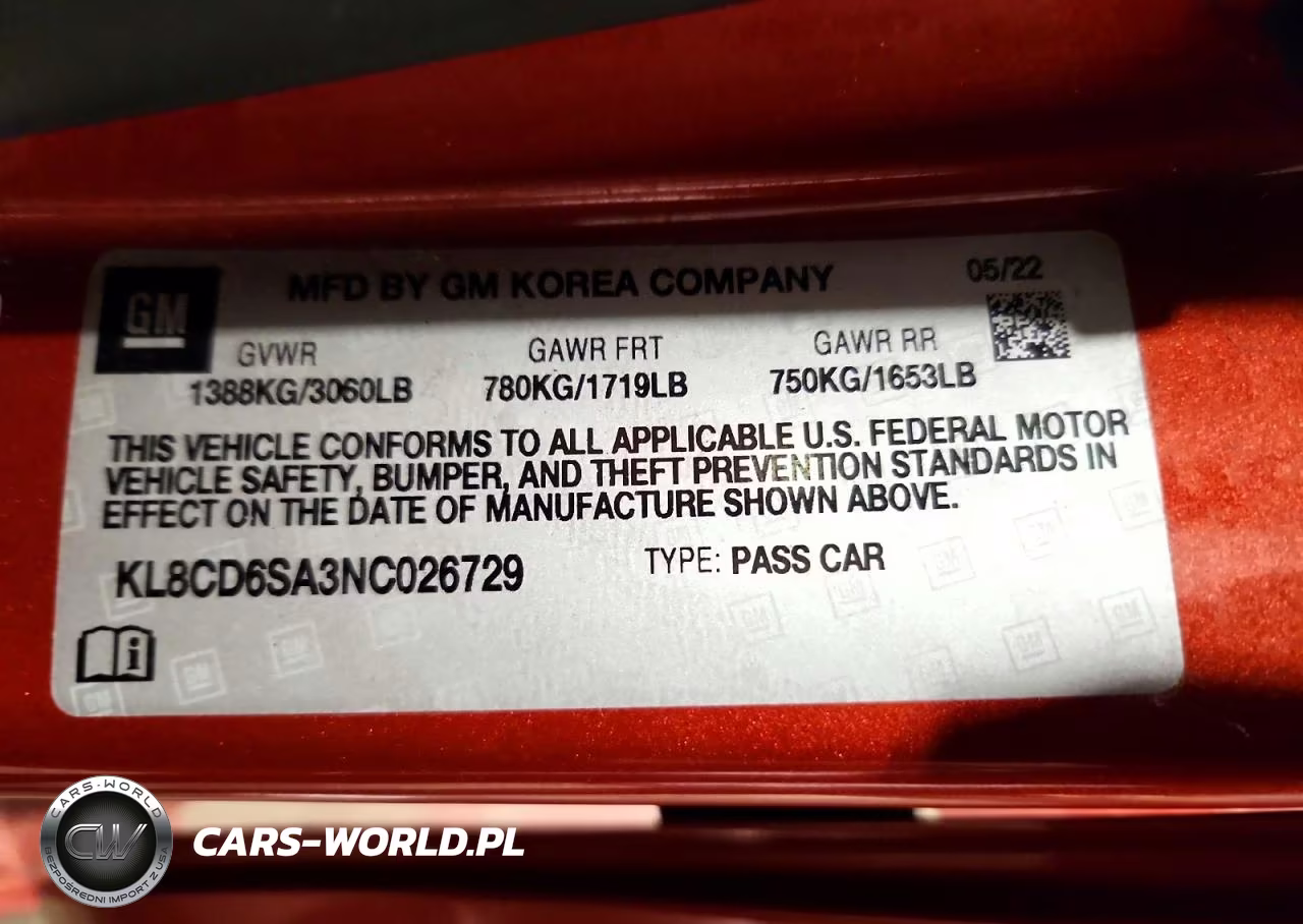 2022 Chevrolet Spark 1Lt VIN:KL8CD6SA3NC026729 - 12