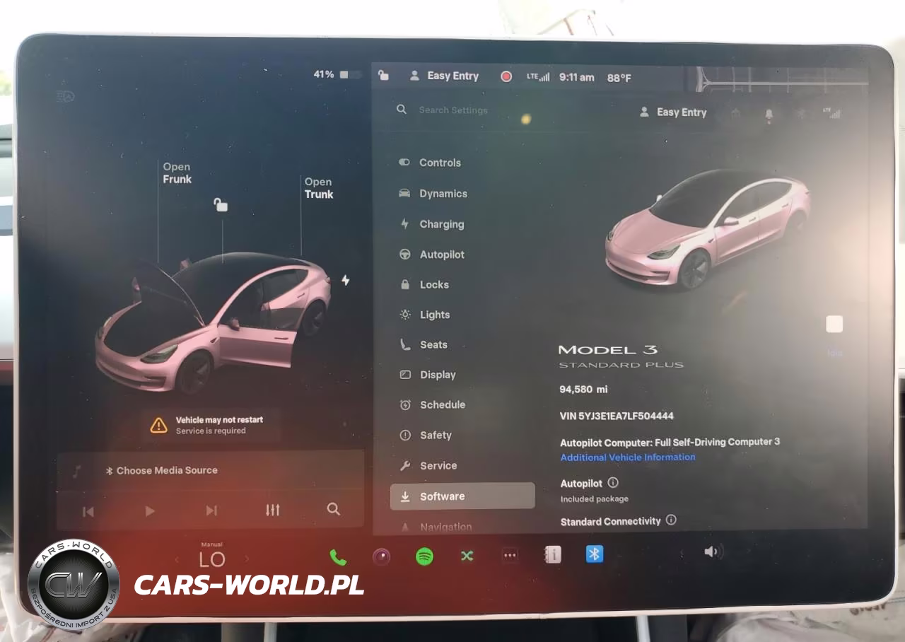2020 Tesla Model 3 VIN:5YJ3E1EA7LF504444 - 9