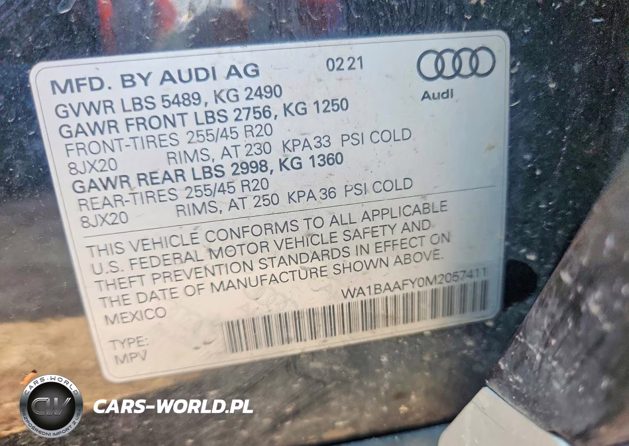 2021 Audi Q5 Premium Plus VIN:WA1BAAFY0M2057411 - 12