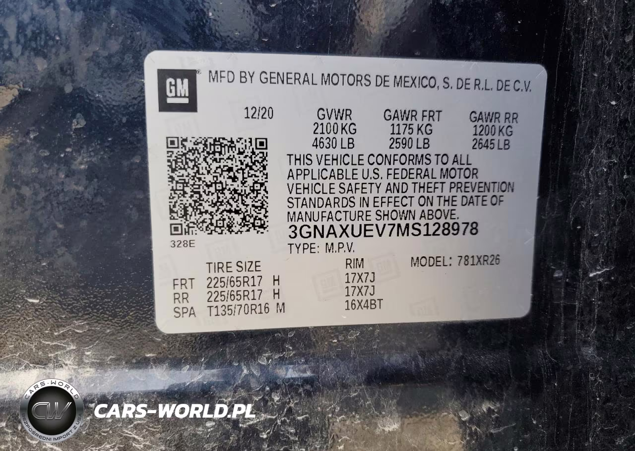 2021 Chevrolet Equinox Lt VIN:3GNAXUEV7MS128978 - 13