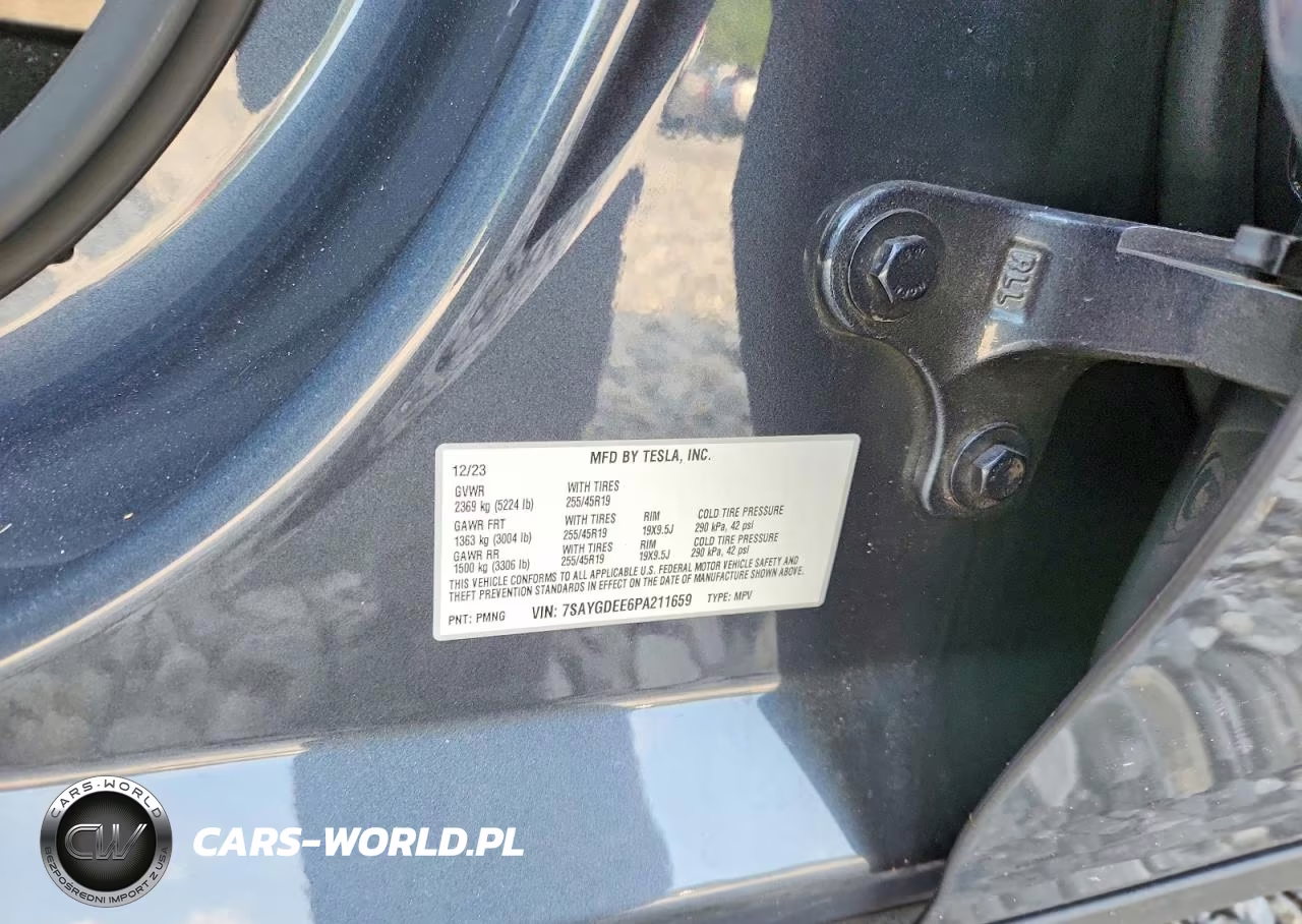 2023 Tesla Model Y VIN:7SAYGDEE6PA211659 - 12