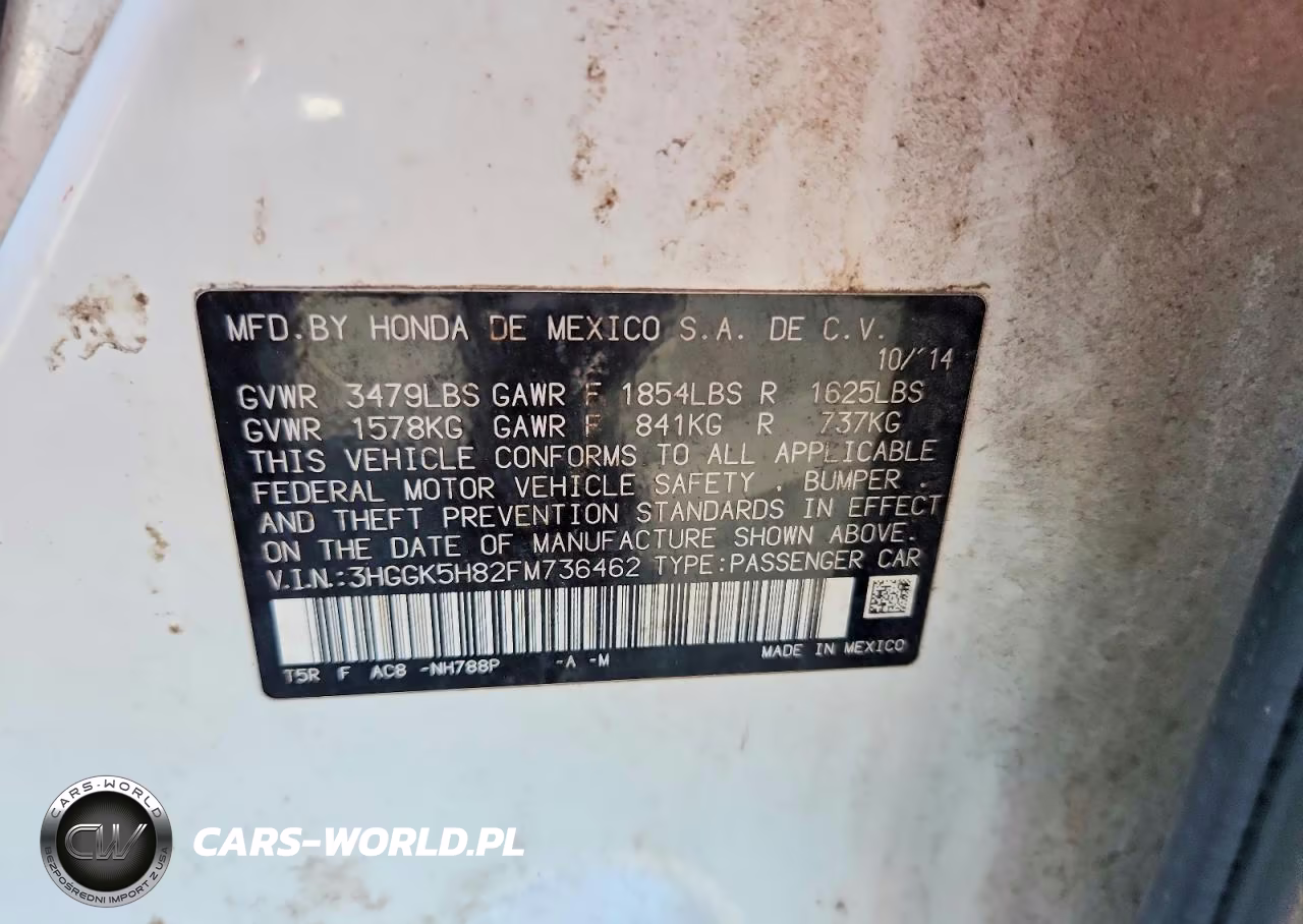 2015 Honda Fit Ex VIN:3HGGK5H82FM736462 - 12