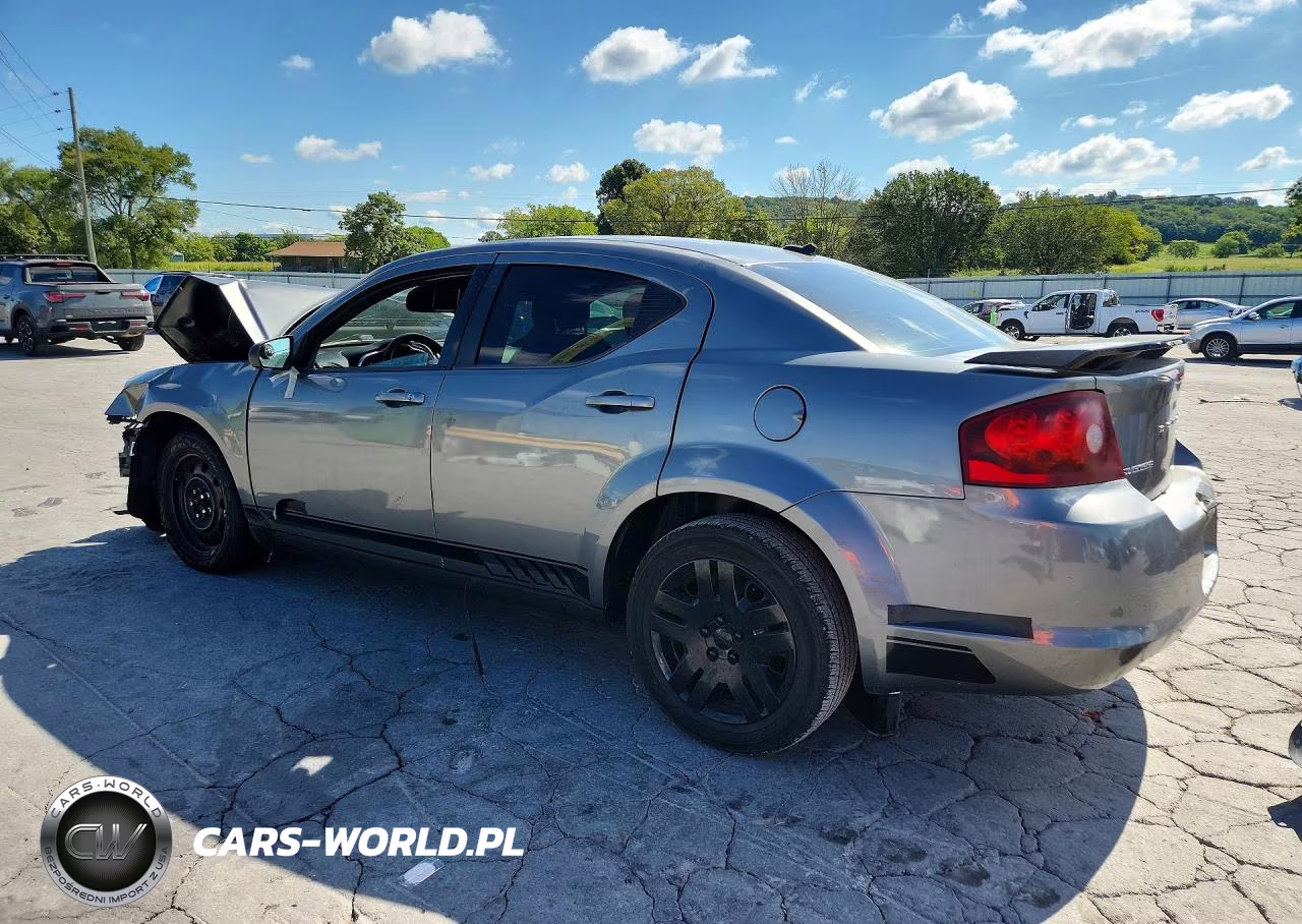 2012 Dodge Avenger Se VIN:1C3CDZAB9CN115262 - 2