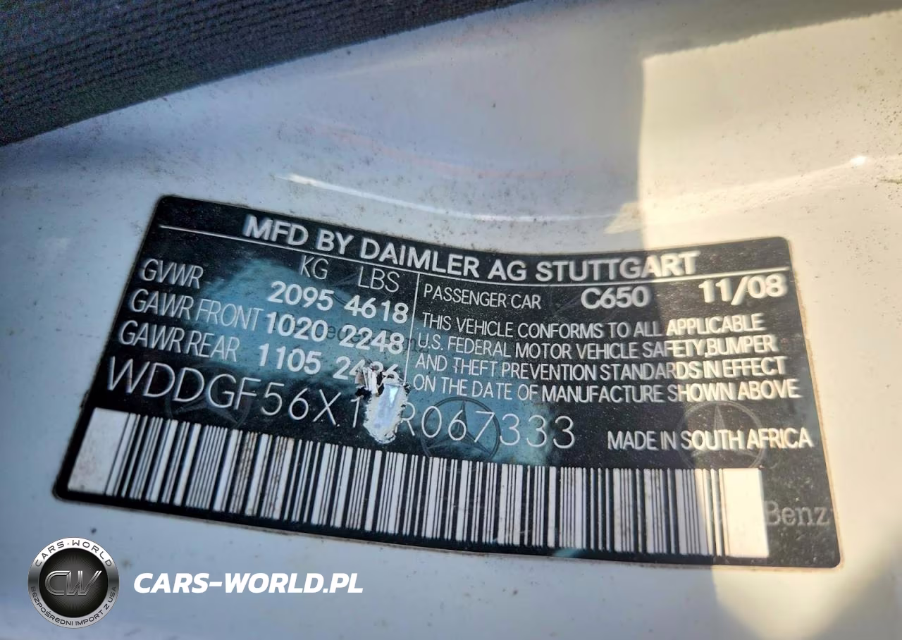 2009 Mercedes-Benz C 350 VIN:WDDGF56X19R067333 - 12