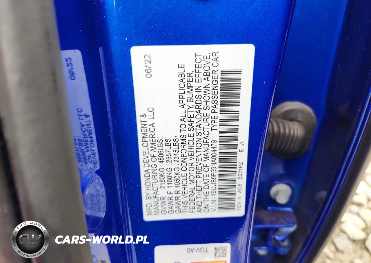 2022 Acura Tlx Tech A VIN:19UUB5F59NA004479 - 12