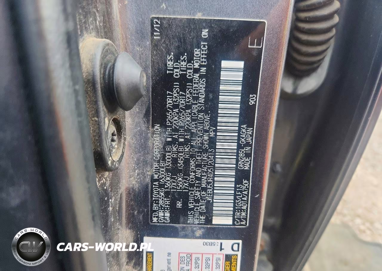 2013 Toyota 4Runner Sr5 VIN:JTEBU5JR4D5120413 - 13