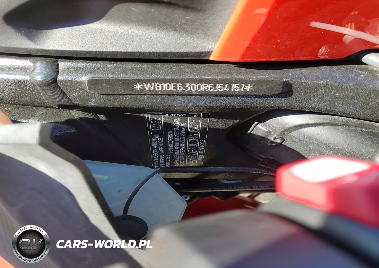 2024 BMW S 1000 Rr VIN:WB10E6300R6J54151 - 9