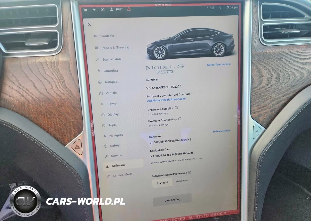 2017 Tesla Model S VIN:5YJSA1E28HF222255 - 9