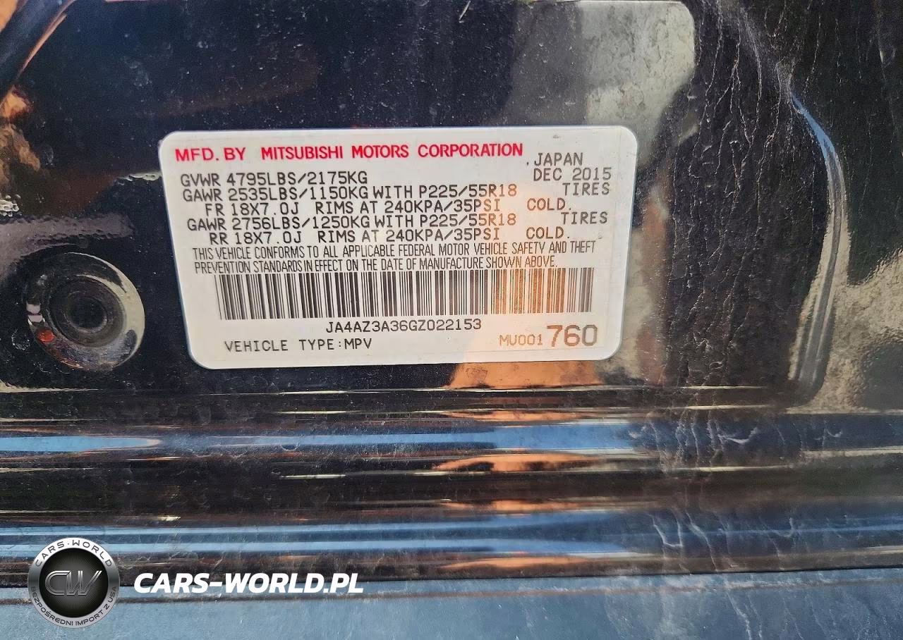 2016 Mitsubishi Outlander Se VIN:JA4AZ3A36GZ022153 - 12